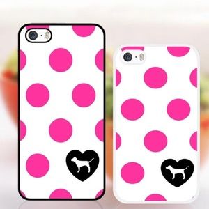 Victoria’s Secret pink iPhone case.